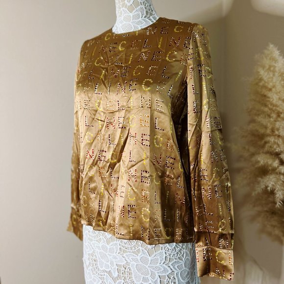 Celine 100% silk shirt - Picture 7 of 12